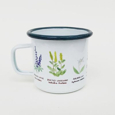 Wildflowers Enamel Camping Mug
