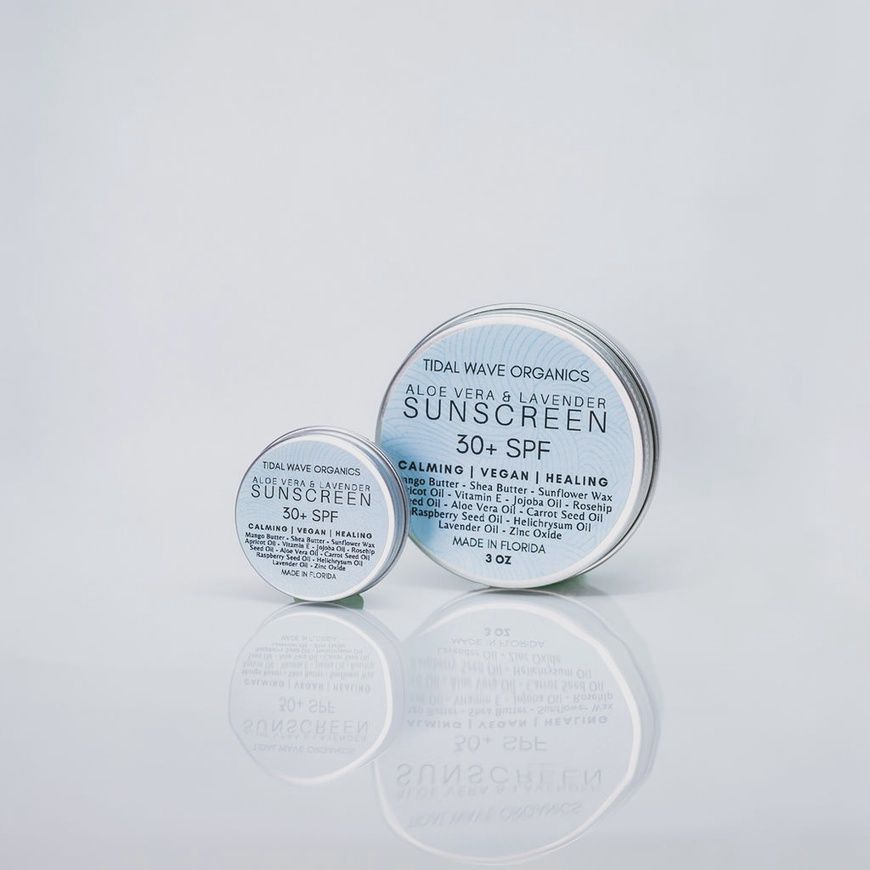 Tidal Wave Organics Vegan Aloe &amp; Lavender Sunscreen