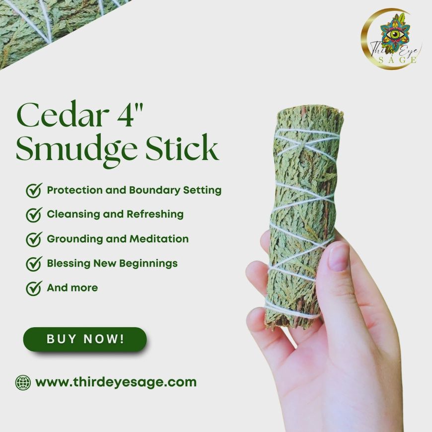 Cedar Sticks Smudge Herb Bundle