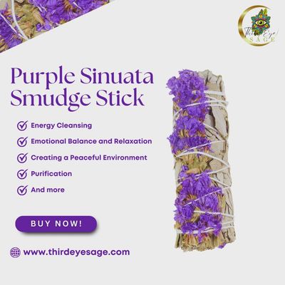 Purple Sinuata and Sage Herb Bundle