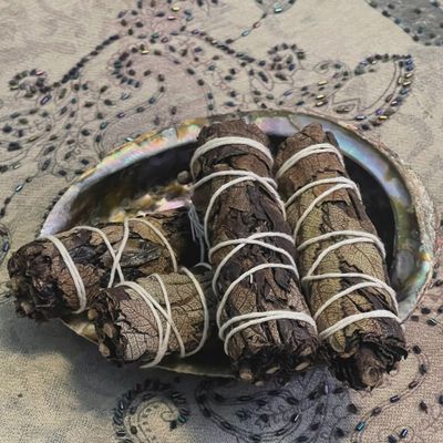 Black Sage Mugwort Herb Bundle
