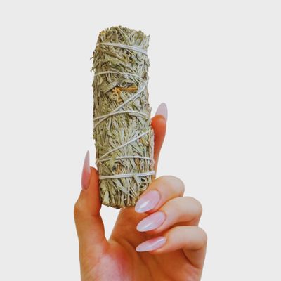 Blue Sage 4" Smudge Stick Herb Bundle