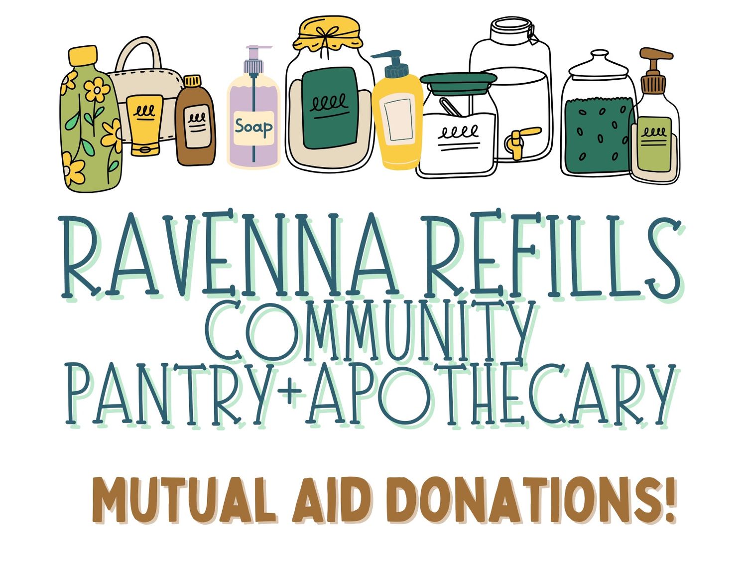 Mutual Aid Neighbor Support Donation to Community Apothecary &amp; Pantry