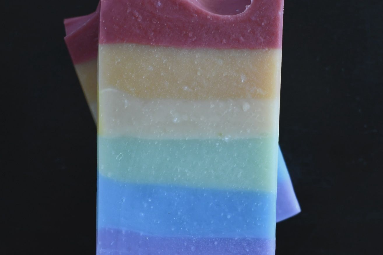 Lemon Rainbow  -Olive Oil Soap