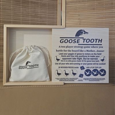 Goose Tooth! Sustainable Game, no plastic, minimal packaging