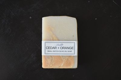 Cedar + Orange - Olive Oil Soap