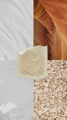 RR Natural Bar Soap / Unscented Oatmeal