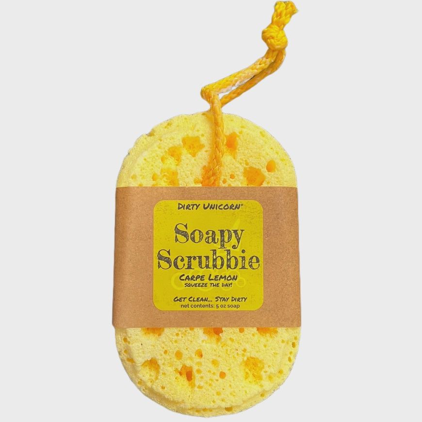 Dirty Unicorn Soapy Scrubbie, Type: Carpe Lemon