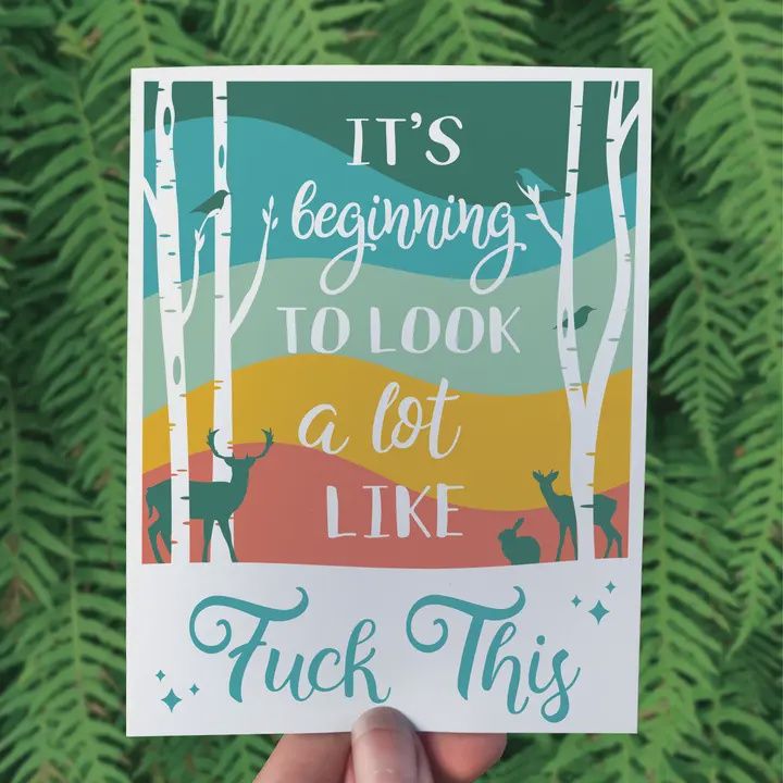 F!ck This - Subversive Holiday Greeting Card