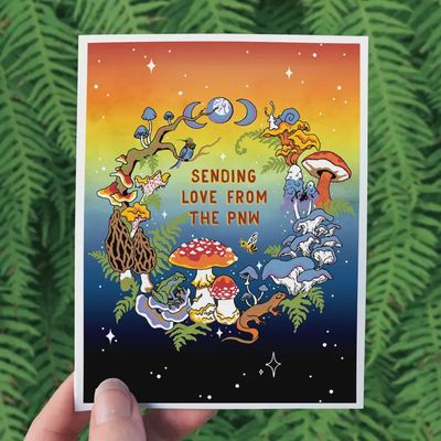 Sending PNW Love Greeting Card