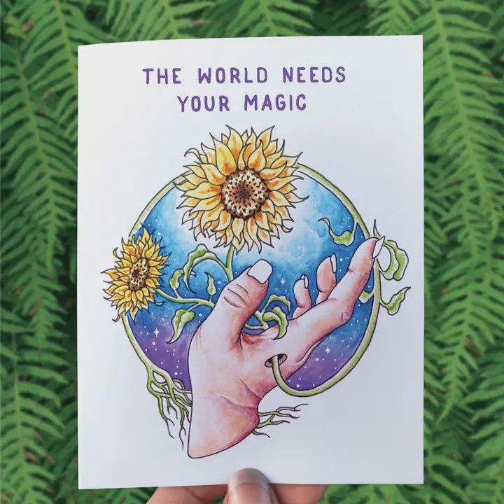 Sunflower Magic Greeting Card