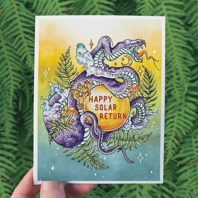 Happy Solar Return - Birthday Greeting Card