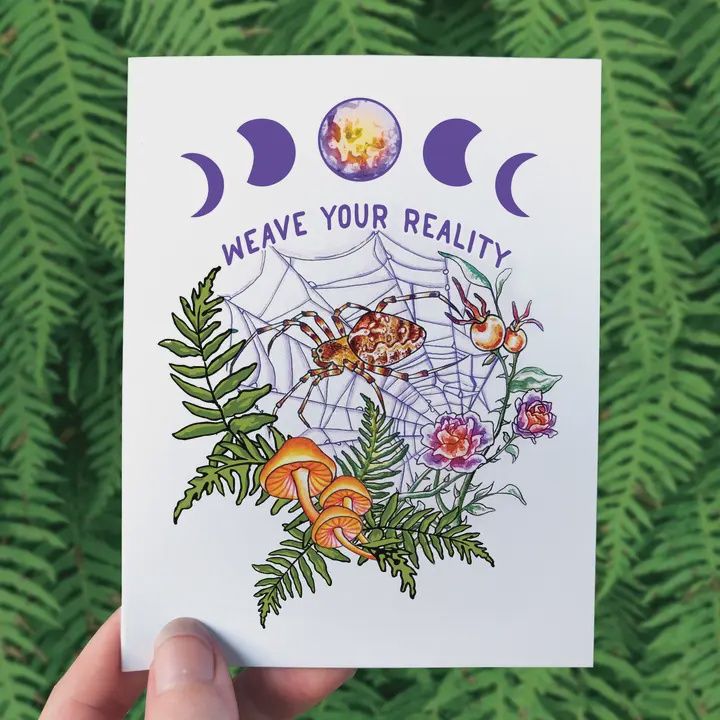 Weave Your Reality Greeting Card