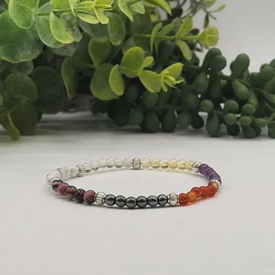 4mm Menopause Relief Bead Stretch Bracelet
