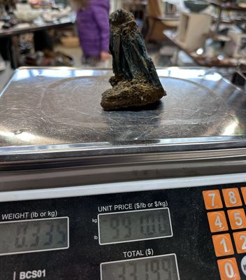 Medium Vivianite in Matrix (by kg)