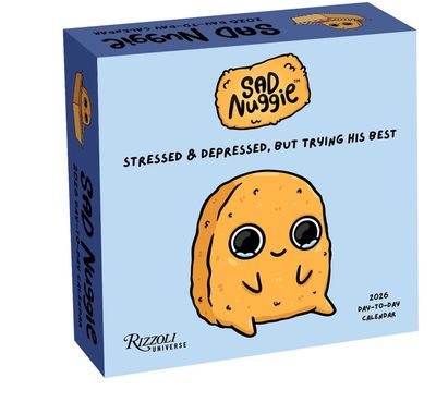 Sad Nuggie 2026 Day-to-Day Calendar-  Stressed &amp; Depressed, But Trying His Best