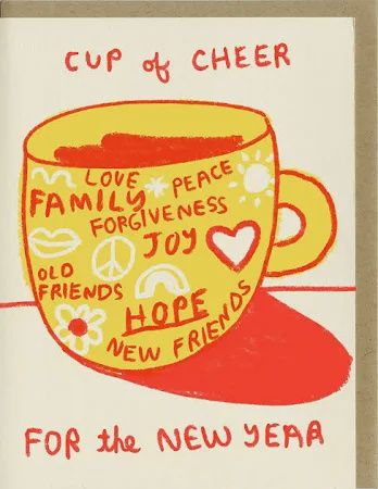 Cup of Cheer Greeting Card