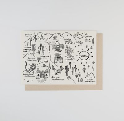 Tucson Map Card