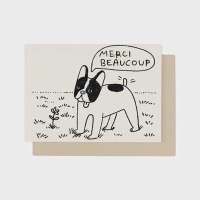 Merci Beaucoup Thank You Greeting Card