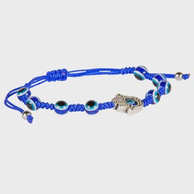 Evil Eye Adjustable Cord Bracelet