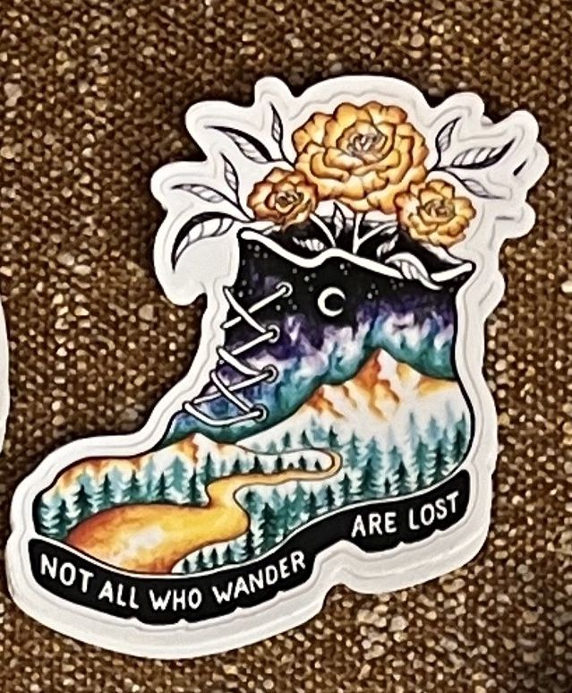 CFS Large Sticker, Type: Not All Who Wander