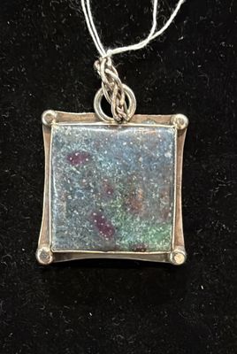PA Ruby Kyanite Sterling Pendant