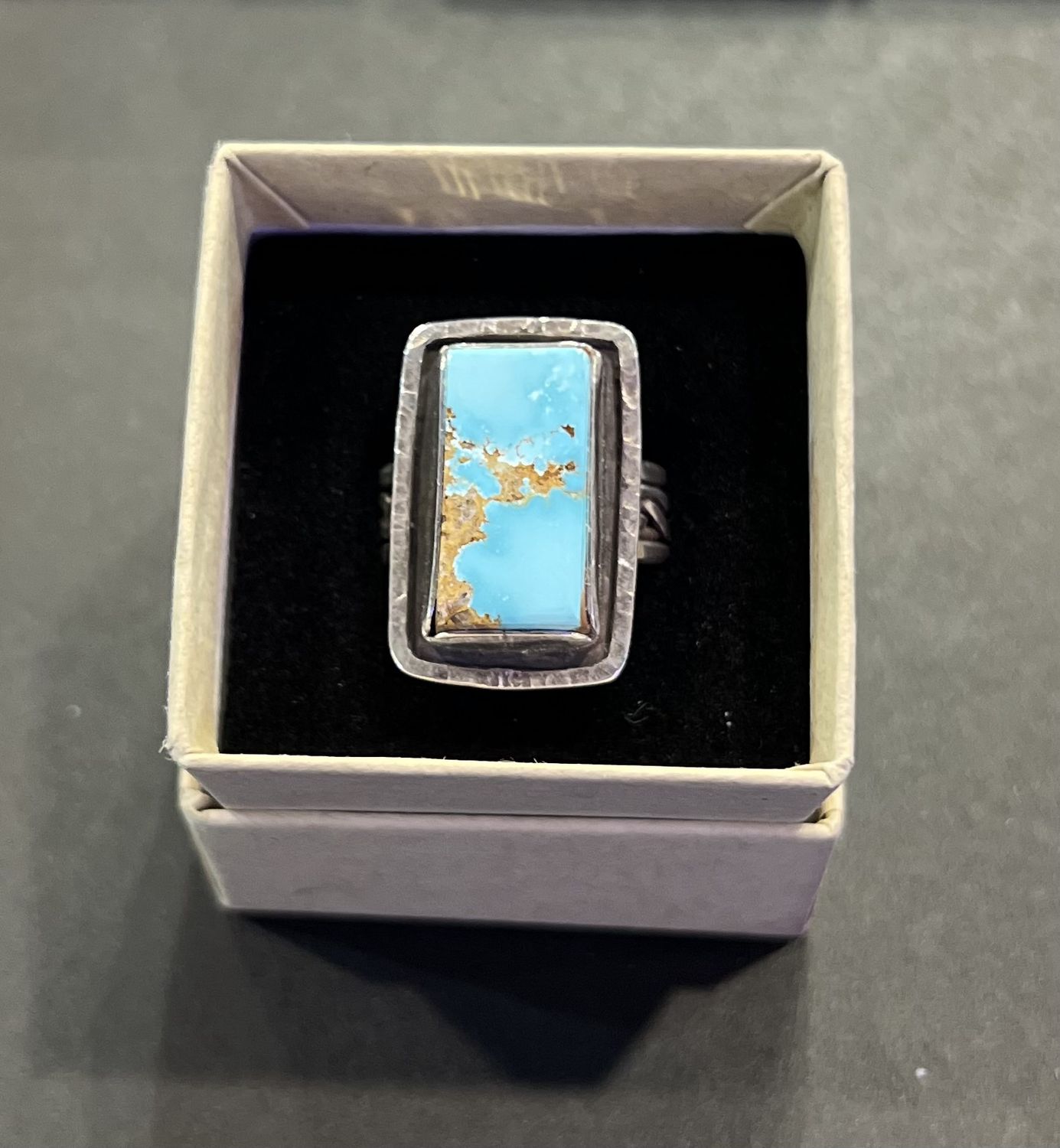 PA Turquoise Sterling Ring, Size: 8.5