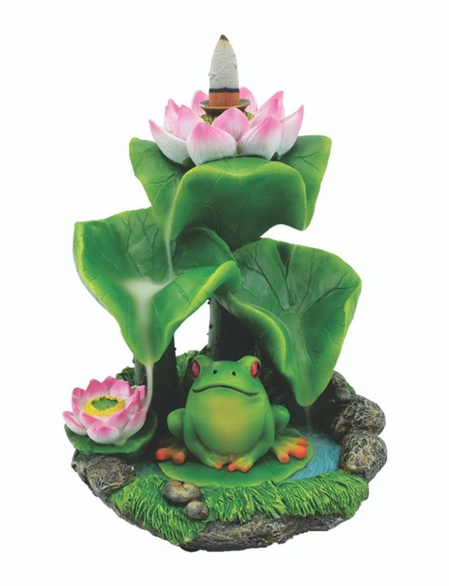 Frog Backflow Incense Burner