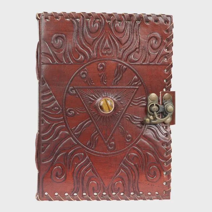 Evil Eye Leather Journal
