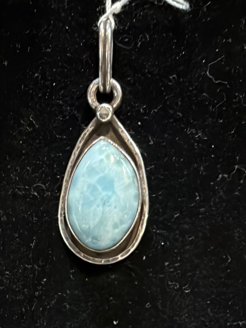 PA Oval Larimar in Sterling Pendant (pendant only)