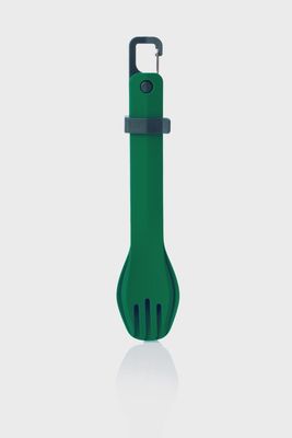 GoBites Bio Durable Plant-Based Knife Fork Spoon Set / Forest Green