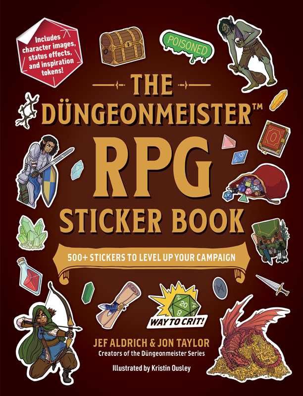 Duengeonmeister RPG Sticker Book by Jef Aldrich
