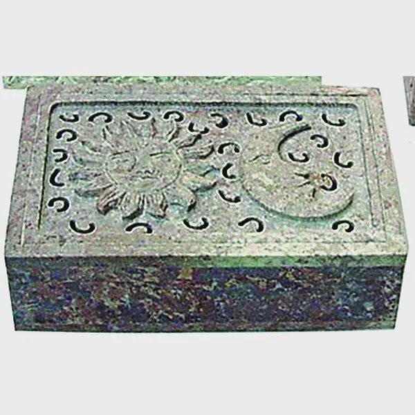 Sun and Moon Soapstone Box