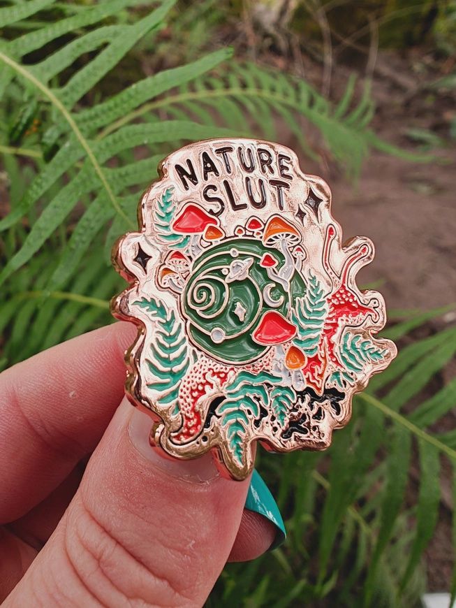 Nature Slut Enamel Pin