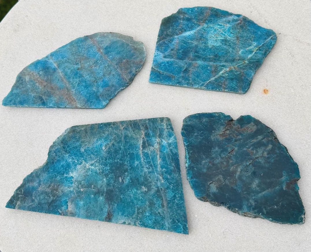 Polished Apatite Slab