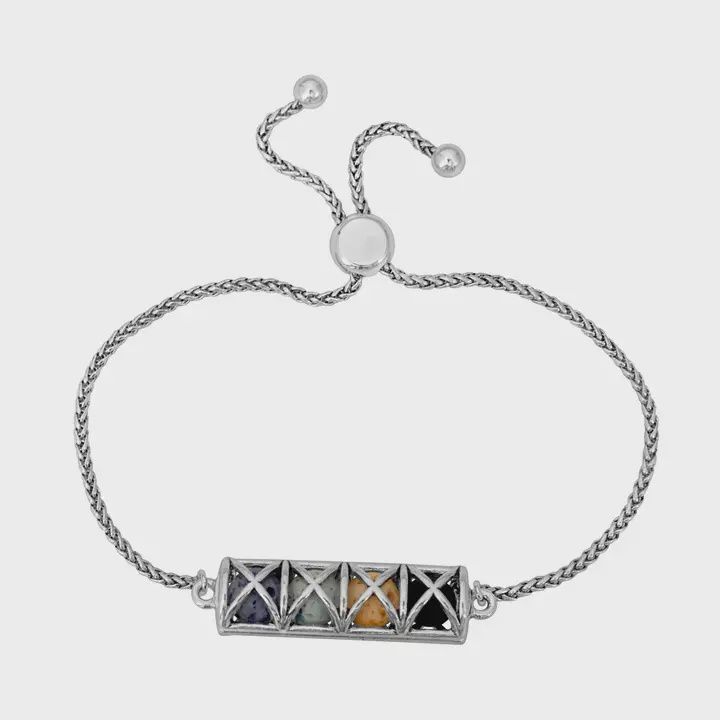 Essential Oil Diffuser Adjustable Bolo Bracelet, Style: Cage
