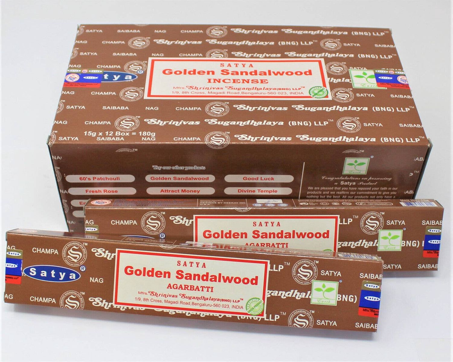 Satya Sandalwood Incense Sticks