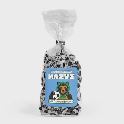 Seattle Chocolate Bag of Soccer Ball Milk Chocolate Truffles | 8oz