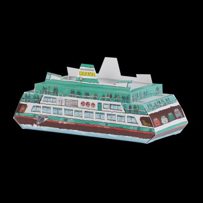 Seattle Chocolate Ferry Boat Truffle Box | 4oz