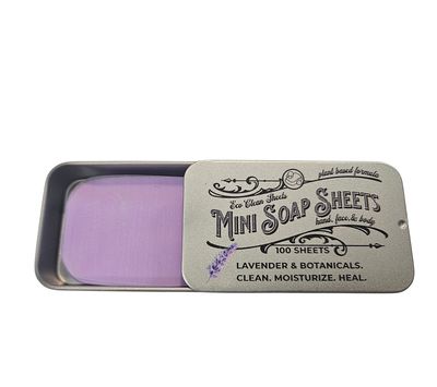 Soap Sheets - Hand, Face &amp; Body - Pland based &amp; sustainable