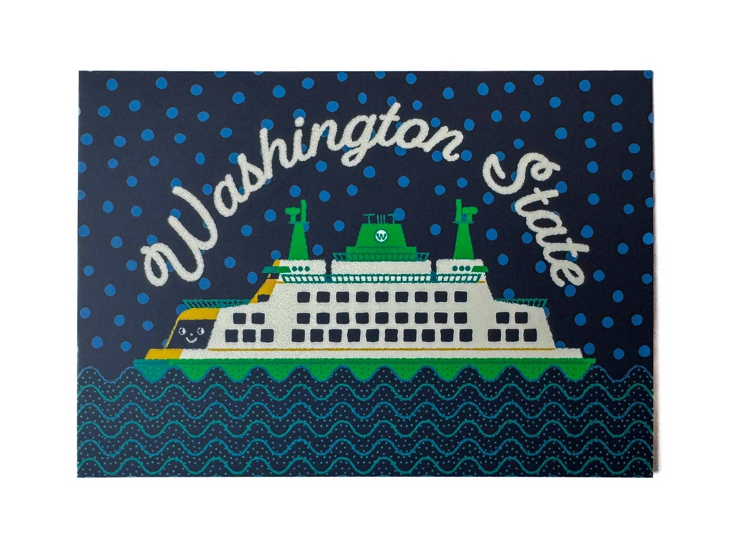 Washington State Ferry Postcard