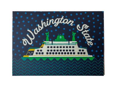 Washington State Ferry Postcard