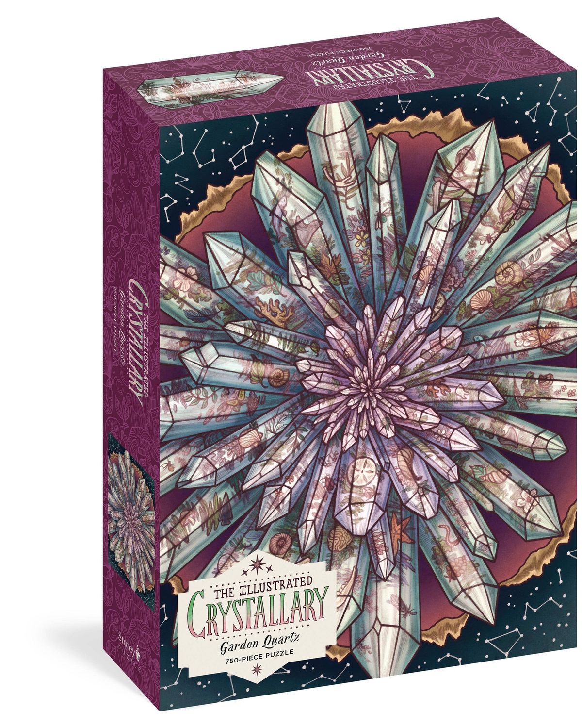 Illustrated Crystallary Garden Quartz Puzzle 750pcs