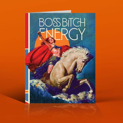 BOSS BITCH ENERGY! Greeting Card