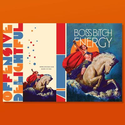 BOSS BITCH ENERGY! Greeting Card