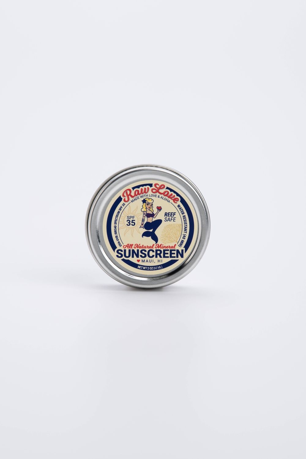 SPF 35 Reef-Safe Mineral Sunscreen Tin | 2 oz