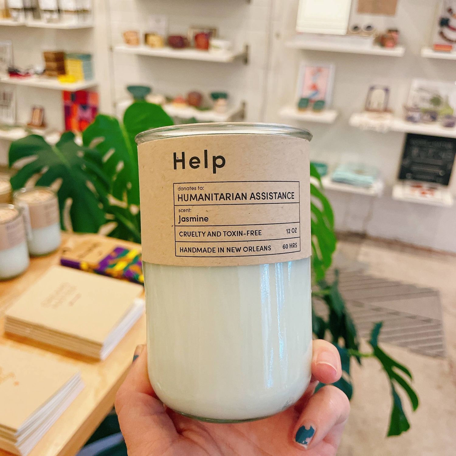 Help | Humanitarian Assistance Eco Candle / Jasmine
