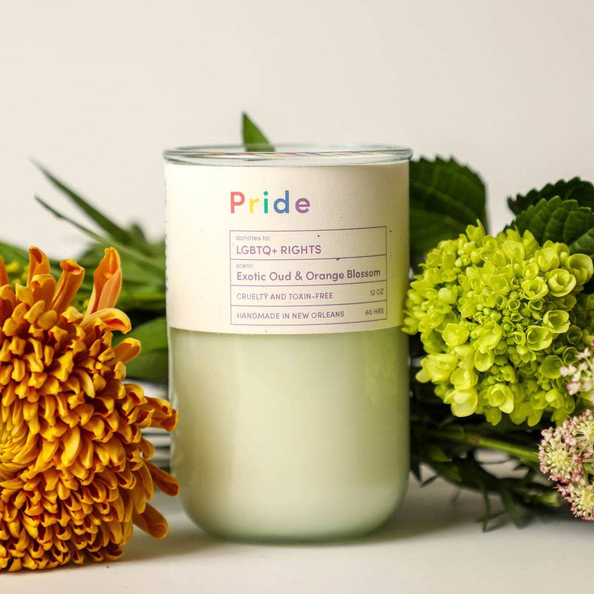 PRIDE | LGBTQ+ Rights Eco Candle / Woodsy Citrus