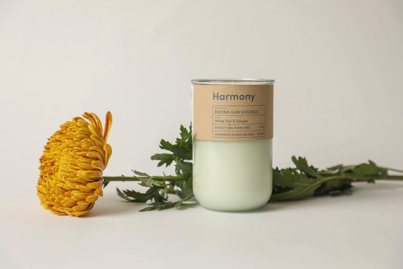 HARMONY | End Gun Violence Eco Candle / Tea &amp; Ginger