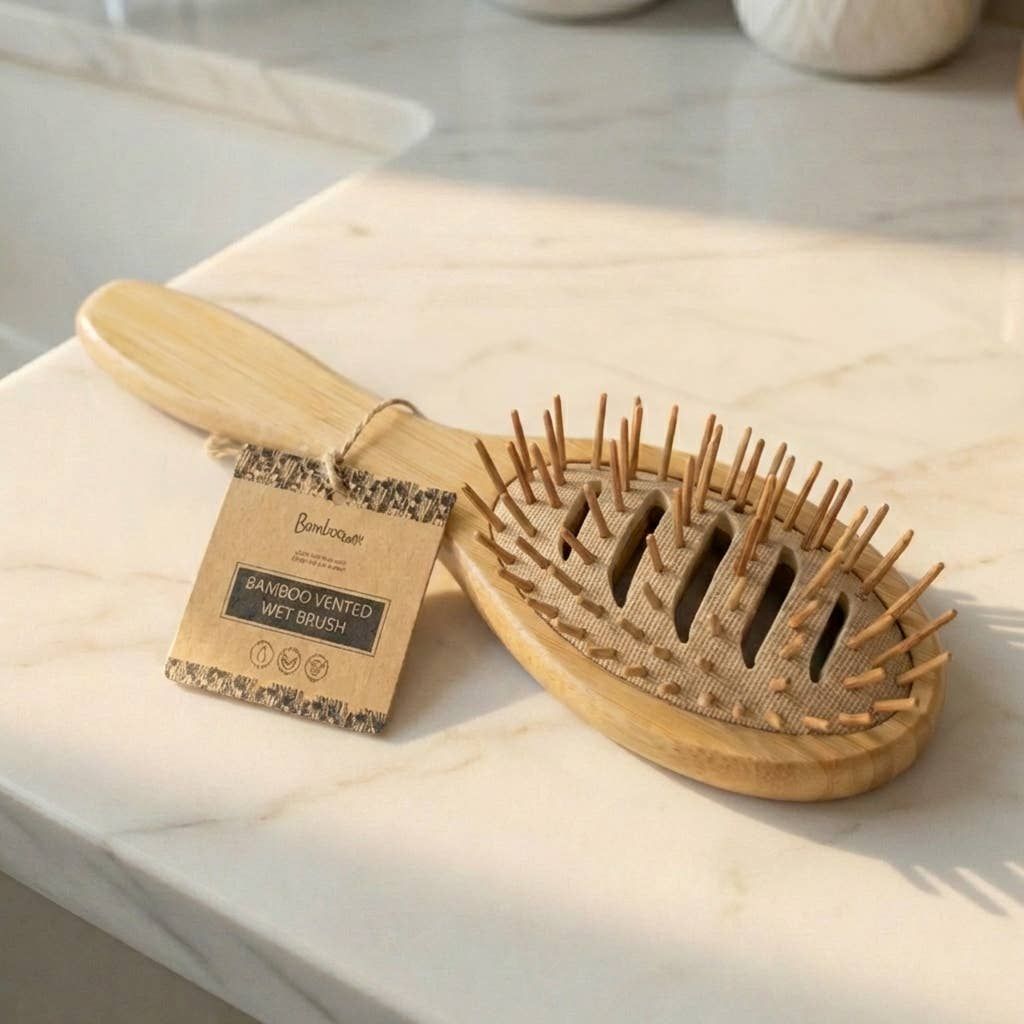 Bamboo Vented Wet Hair Brush